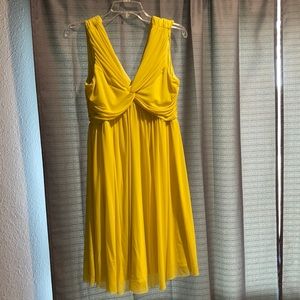 Yellow ASOS maternity dress 🌼